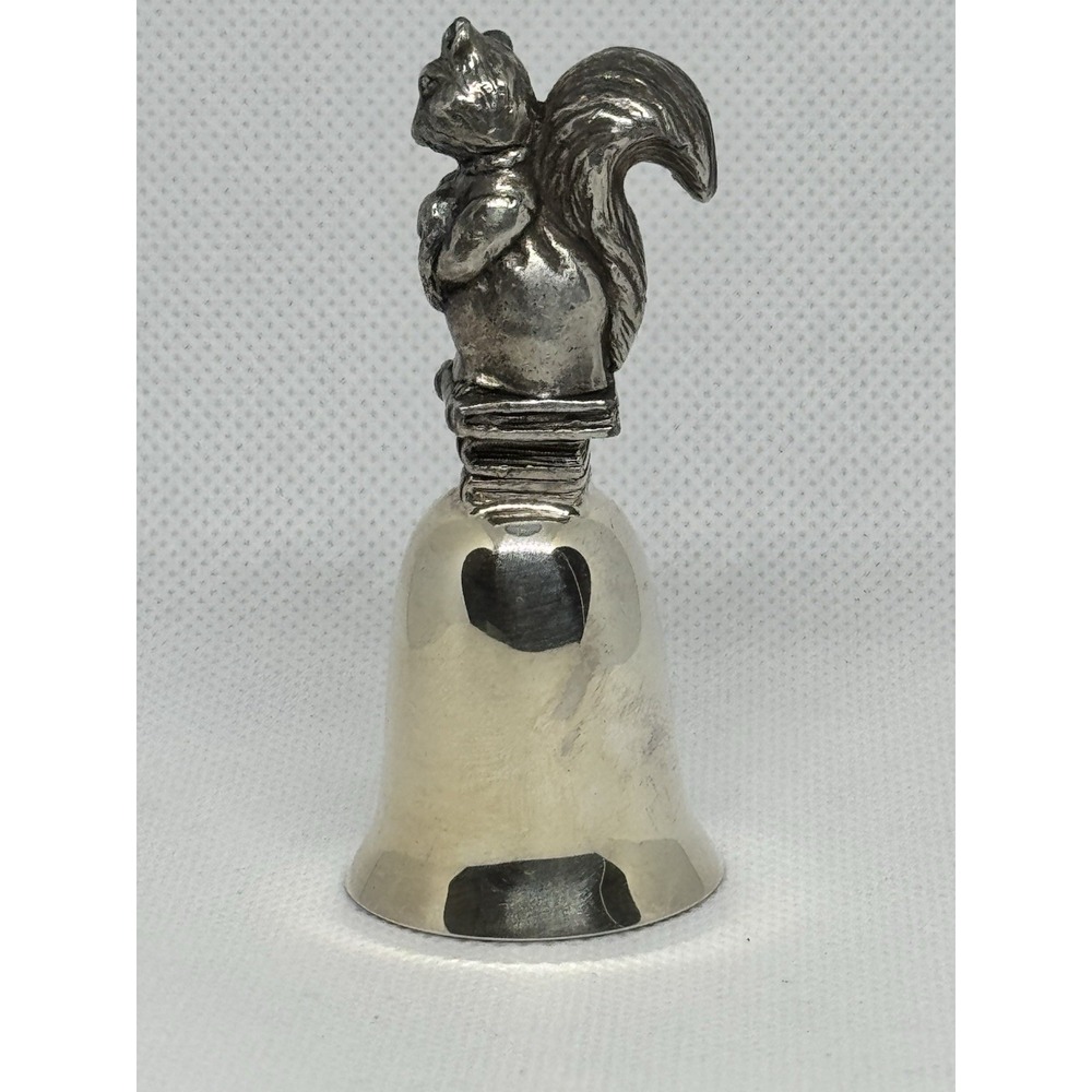 Beatrix Potter Squirrel Nutkin Bell NE Collectors Society Pewter